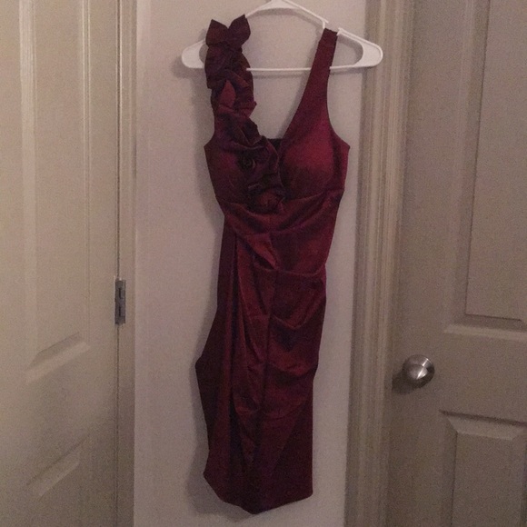 Burgundy Dress - Picture 1 of 1
